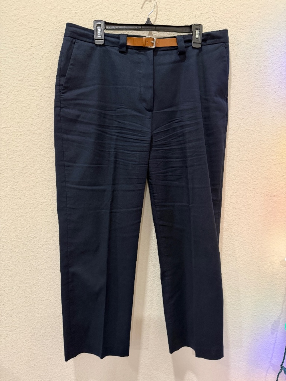Ladies Gerard Darel Paris navy blue pants size 46 / 16 Good